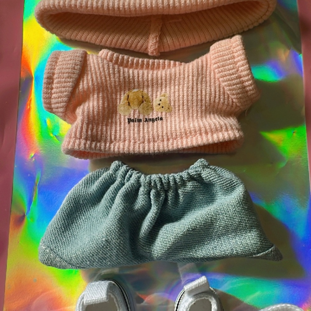 Palm Angels Labubu Outfit Set with Accessories